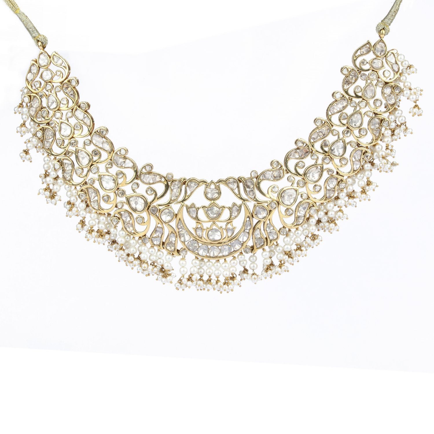 Trishul Tote Polki Choker