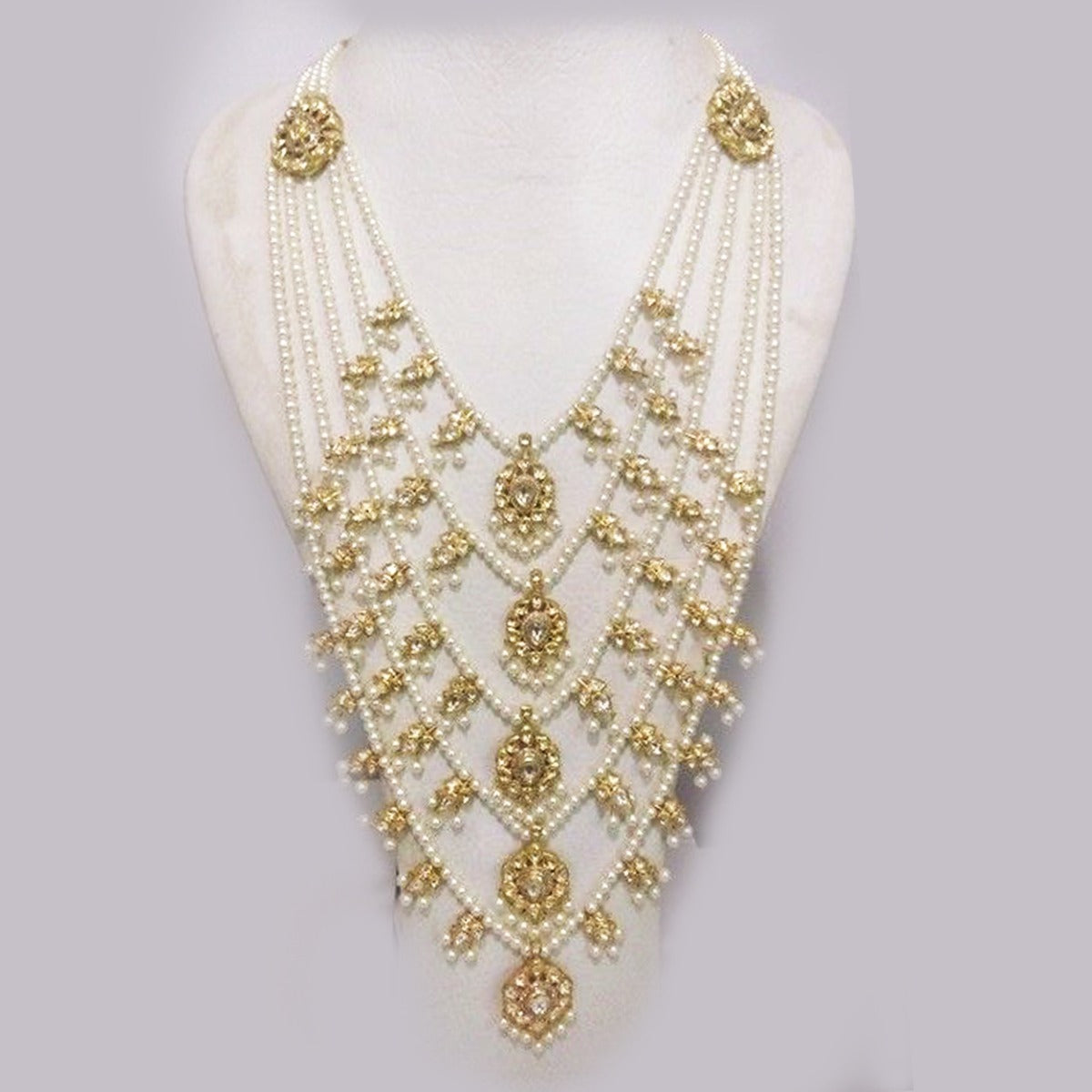 Celestial Veil Polki Necklace