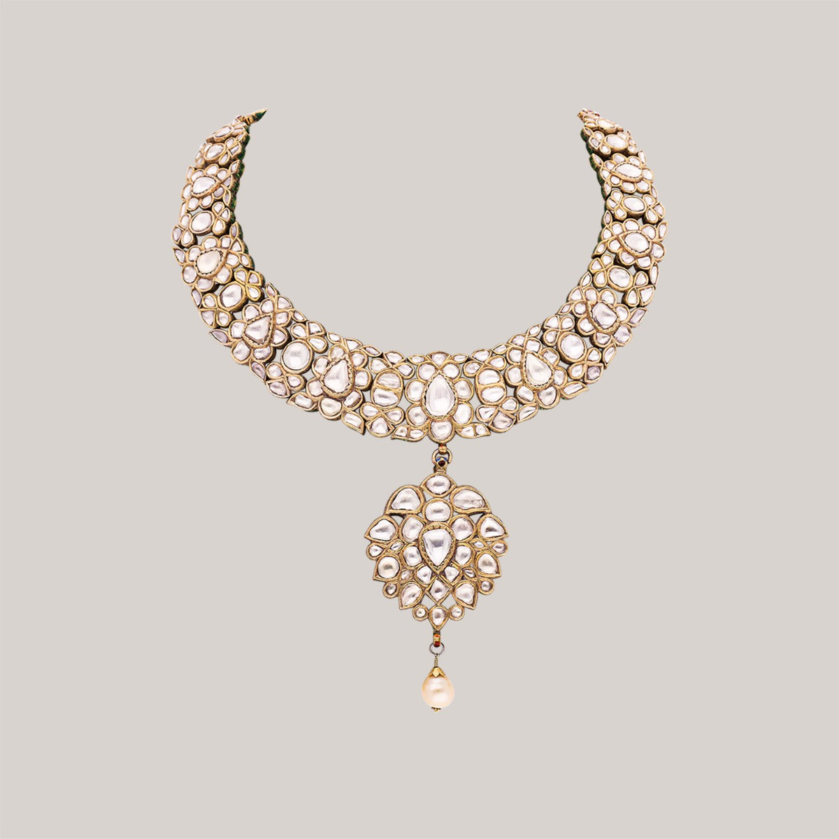 Amulya Polki Necklace Set