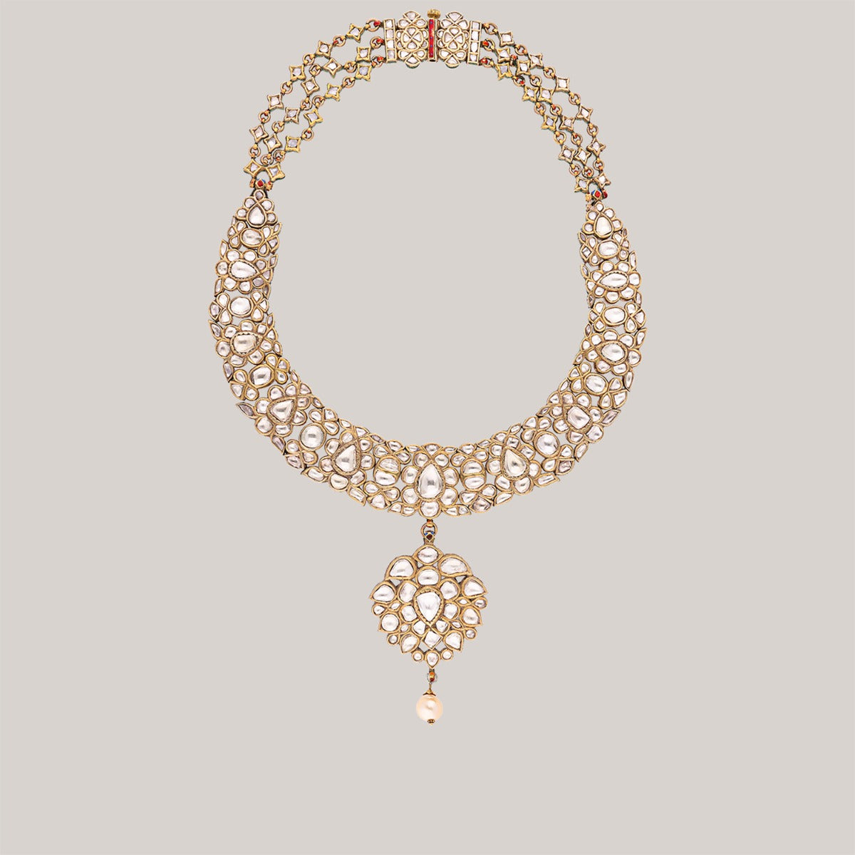 Amulya Polki Necklace Set
