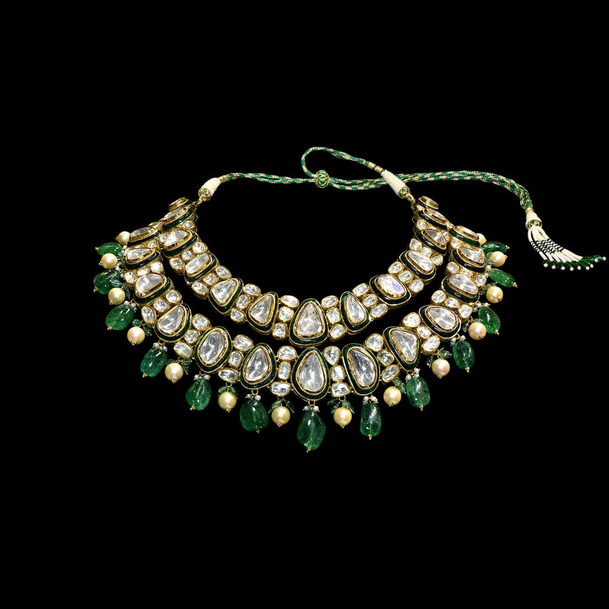 Warrior Princess Polki Necklace Set
