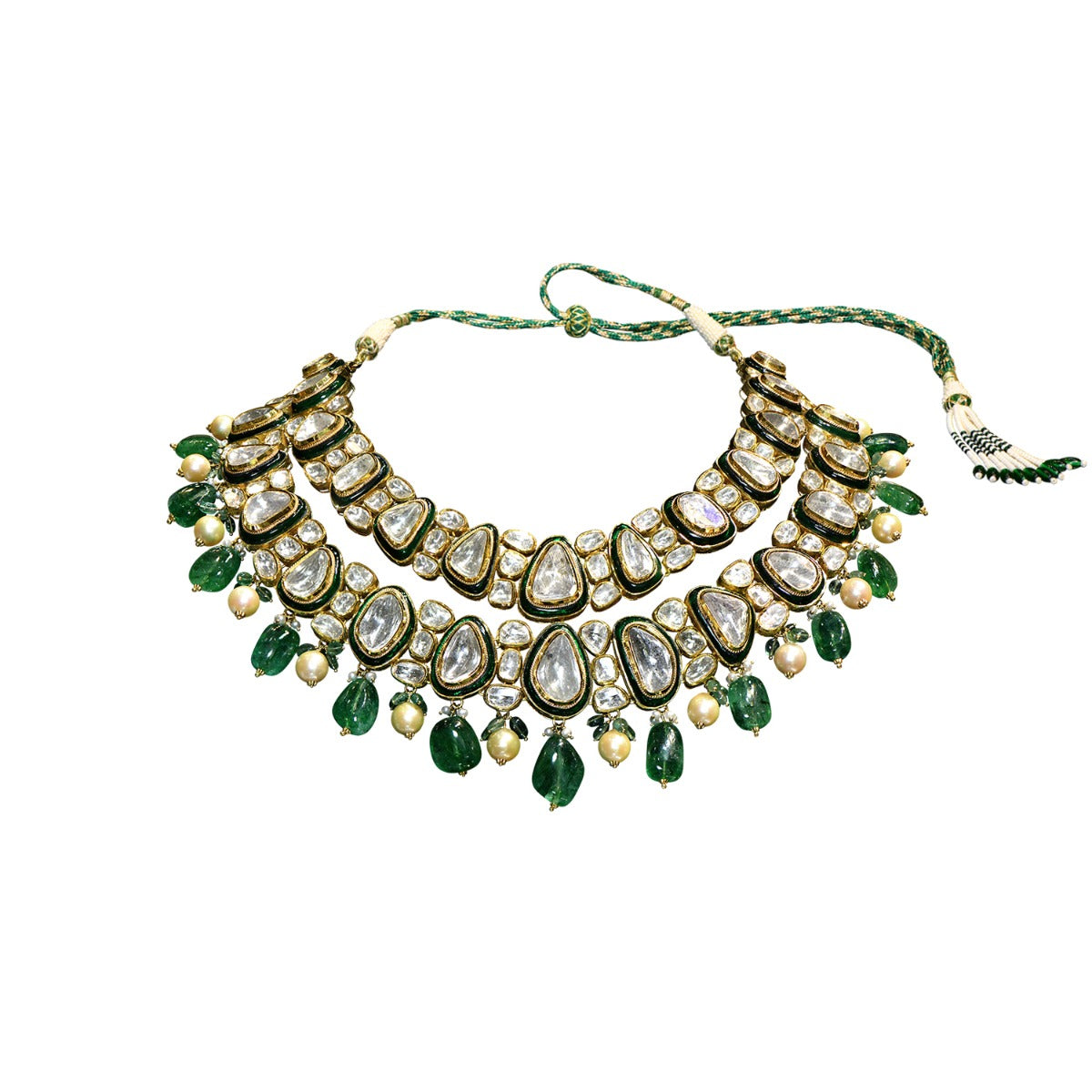 Warrior Princess Polki Necklace Set