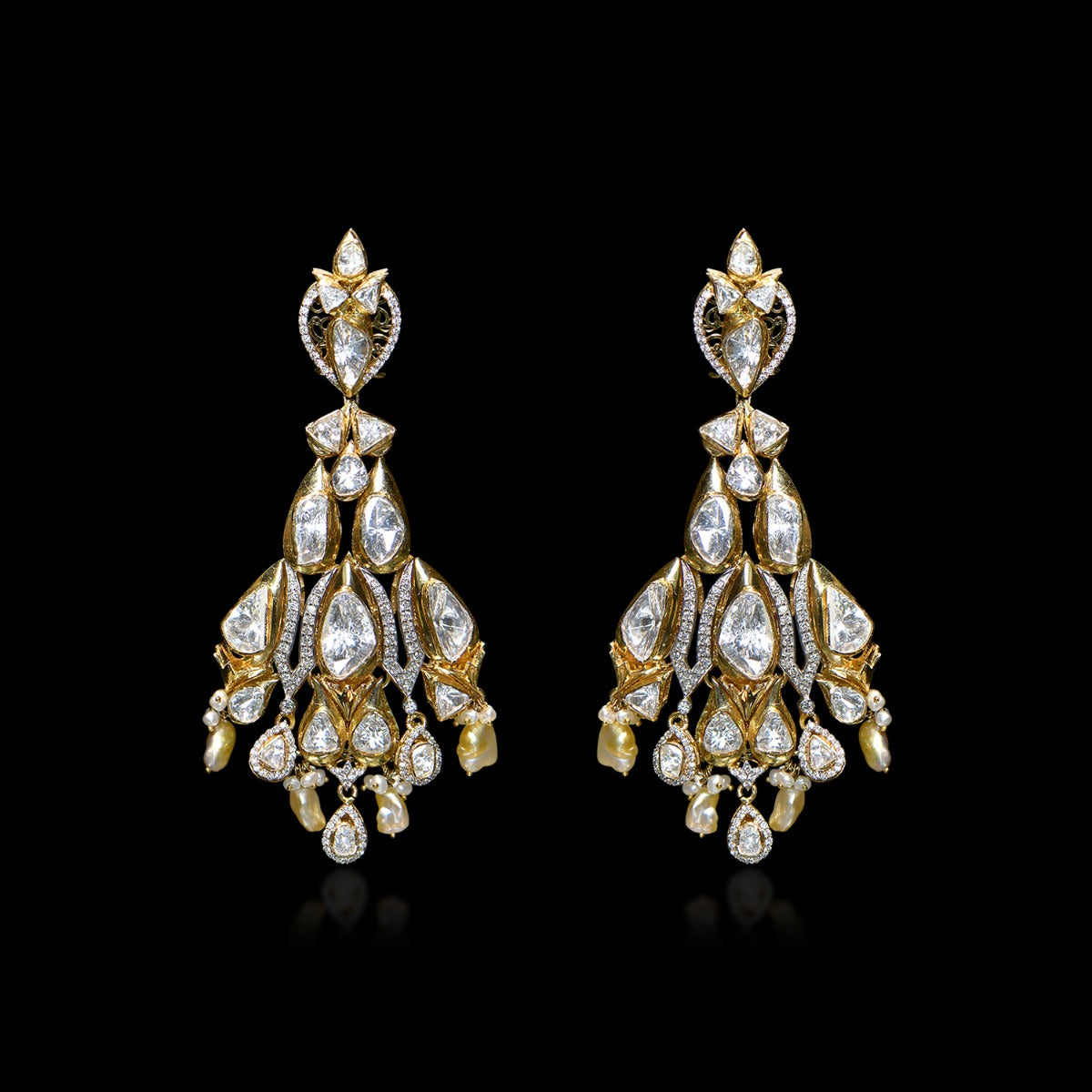 Queen's Dignity Polki Necklace Set