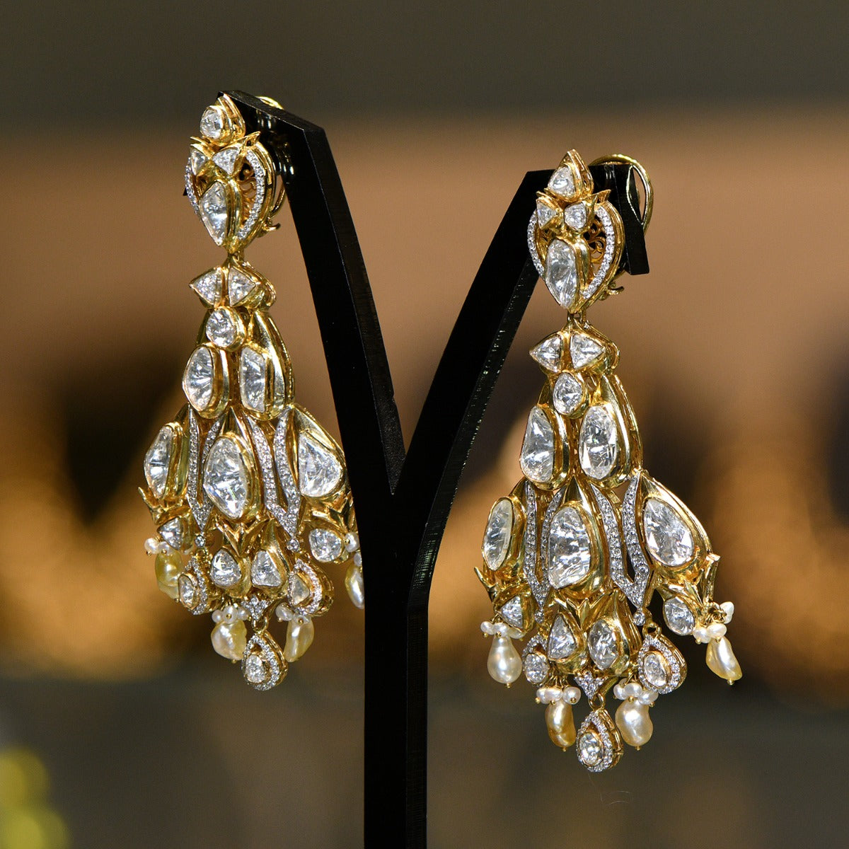 Queen's Dignity Polki Necklace Set