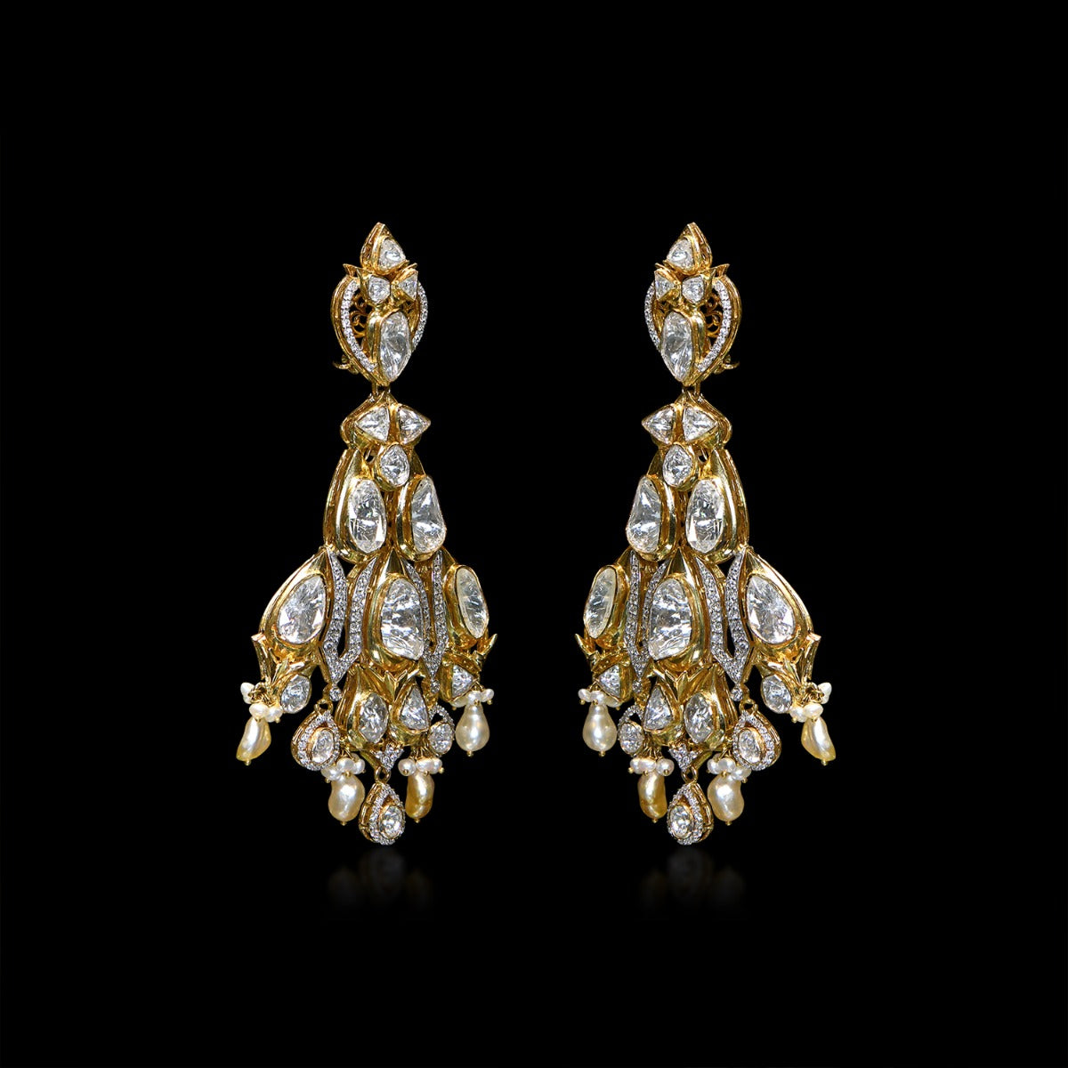 Queen's Dignity Polki Necklace Set