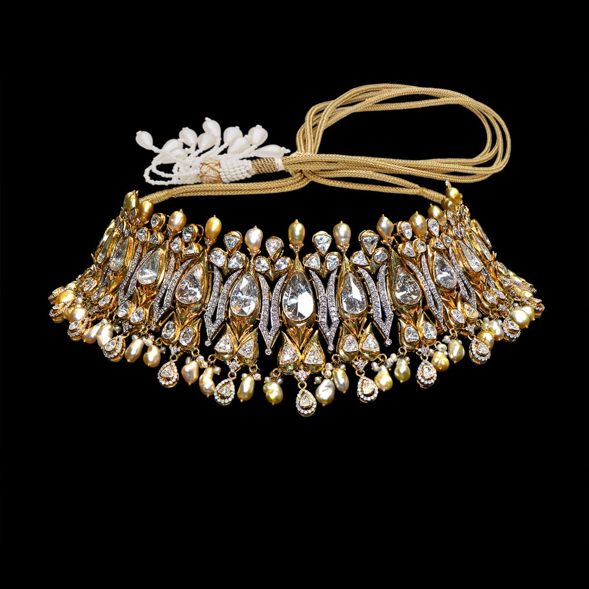 Queen's Dignity Polki Necklace Set