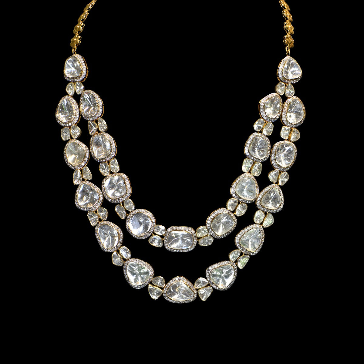 Stringing Pretty Polki Necklace Set