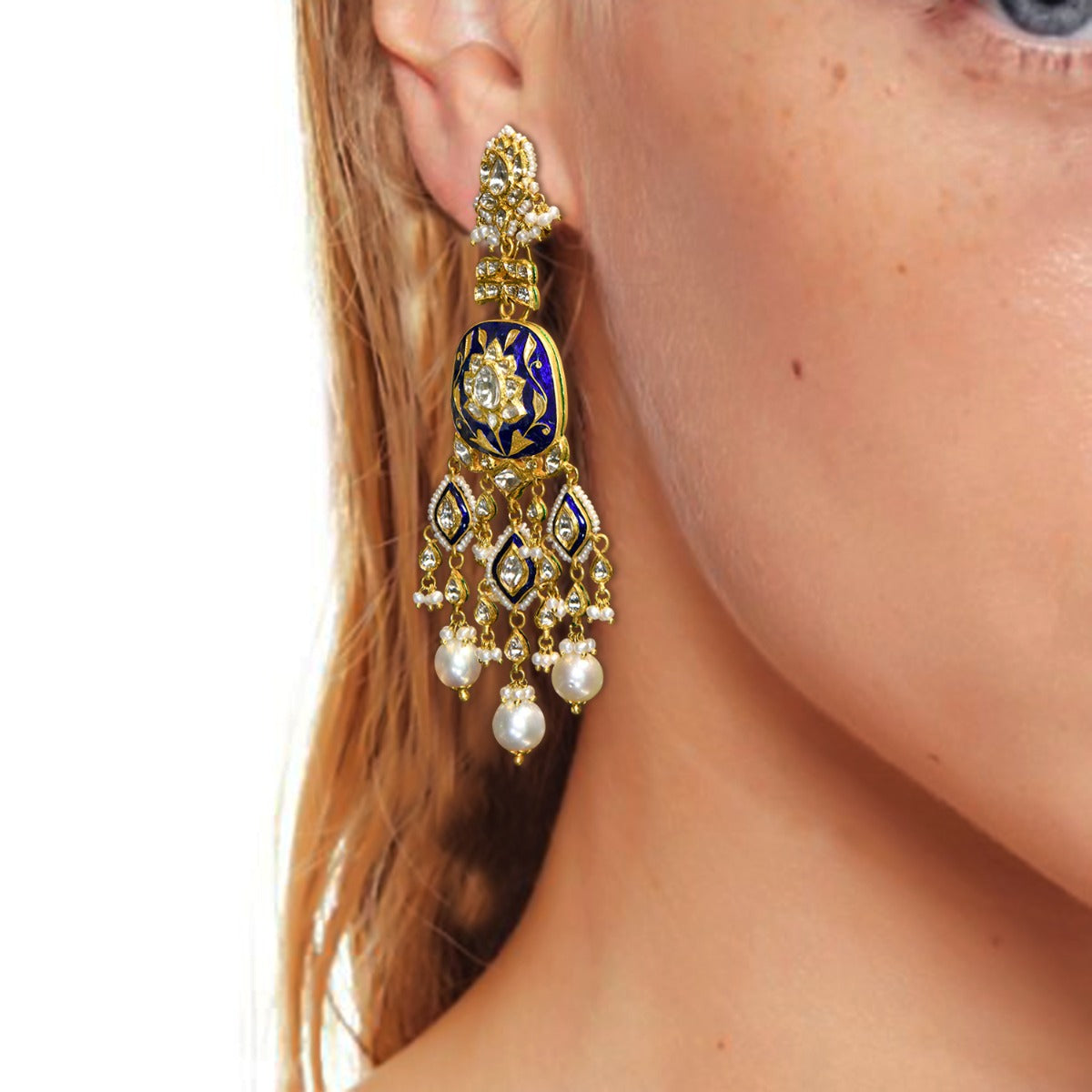 Queen's Pride Polki Necklace Set