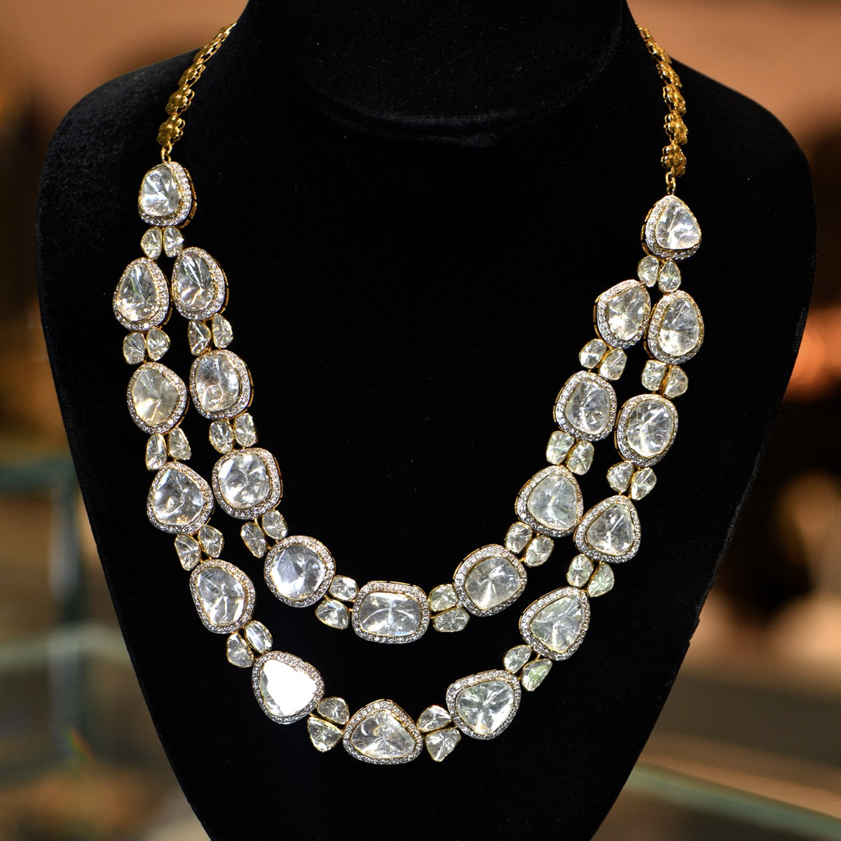 Stringing Pretty Polki Necklace Set