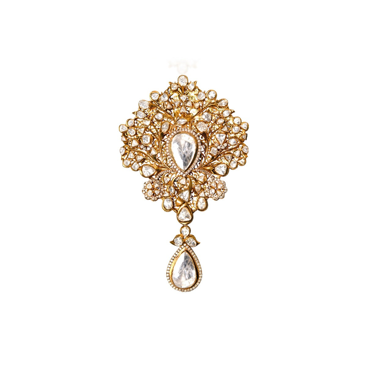Hanging Head Polki Pendant