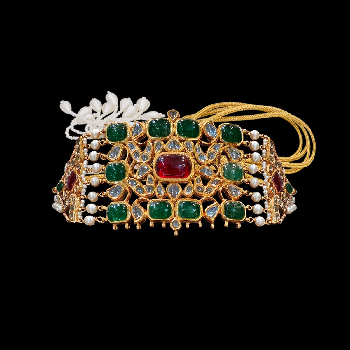 Zenia Gemstone Polki Choker