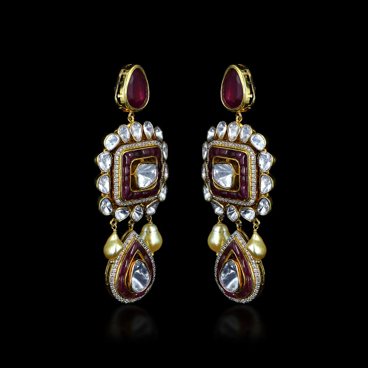 Traditional Legacy Polki Necklace Set