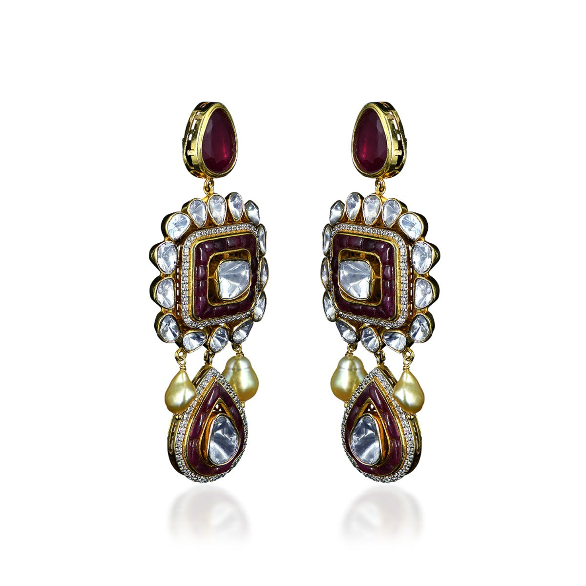 Traditional Legacy Polki Necklace Set