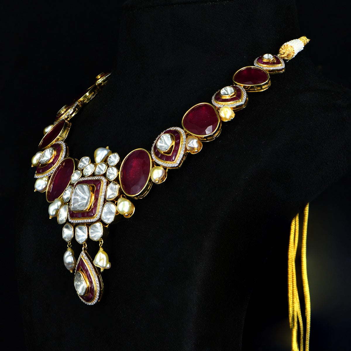 Traditional Legacy Polki Necklace Set