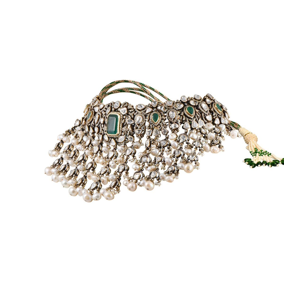 Crescent Cluster Polki Set