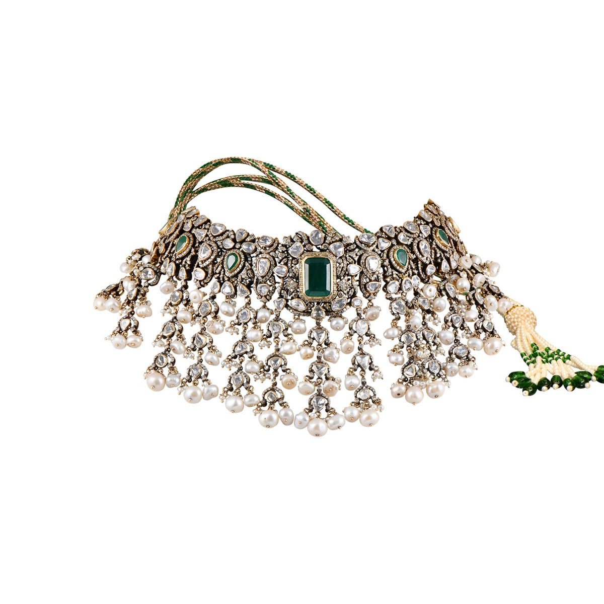 Crescent Cluster Polki Set