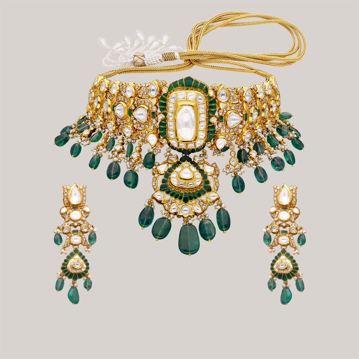 Qira Polki Choker Set