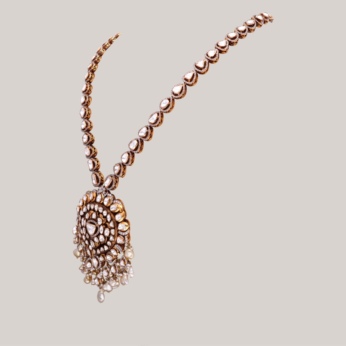 Timeless Allure Polki Necklace Set