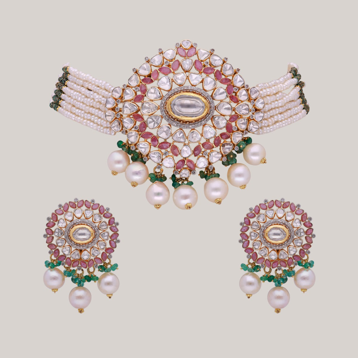 Verona Polki Choker Set