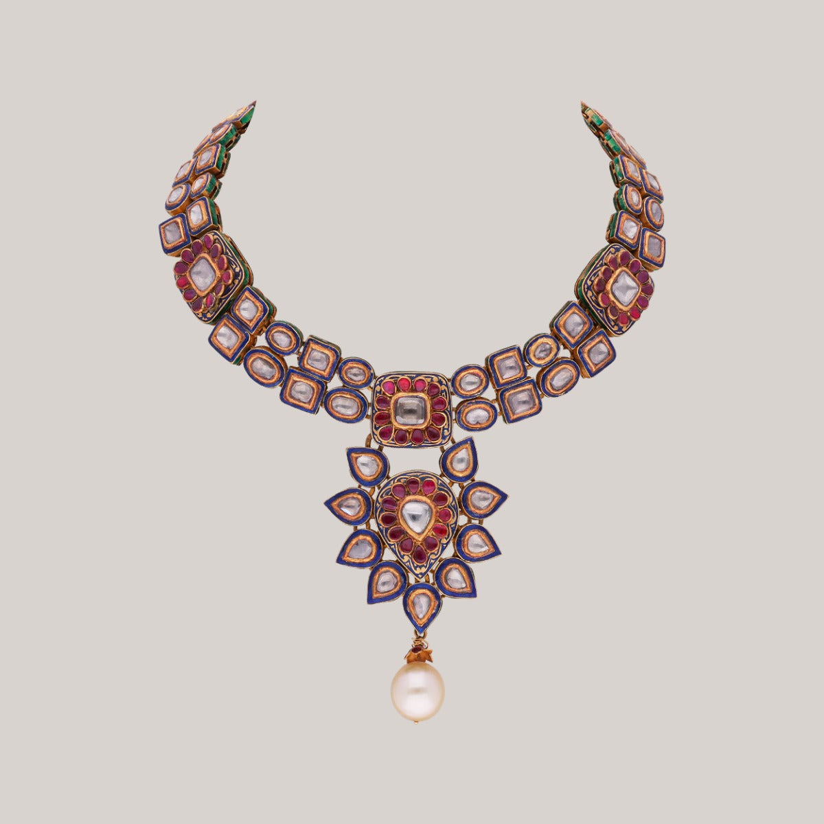 Maithali Polki Necklace Set