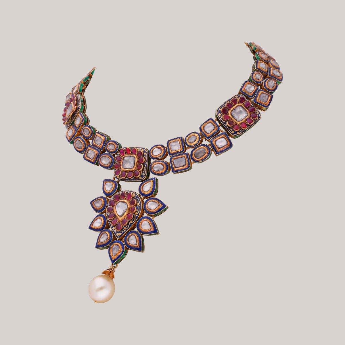 Maithali Polki Necklace Set