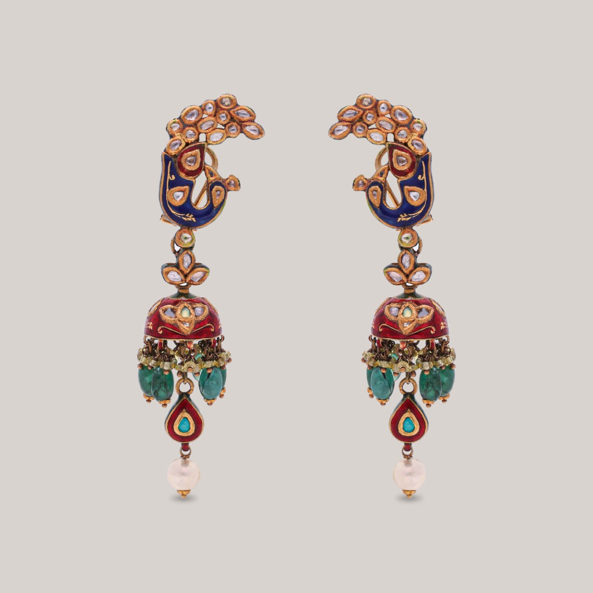 Ahalya Polki Necklace Set
