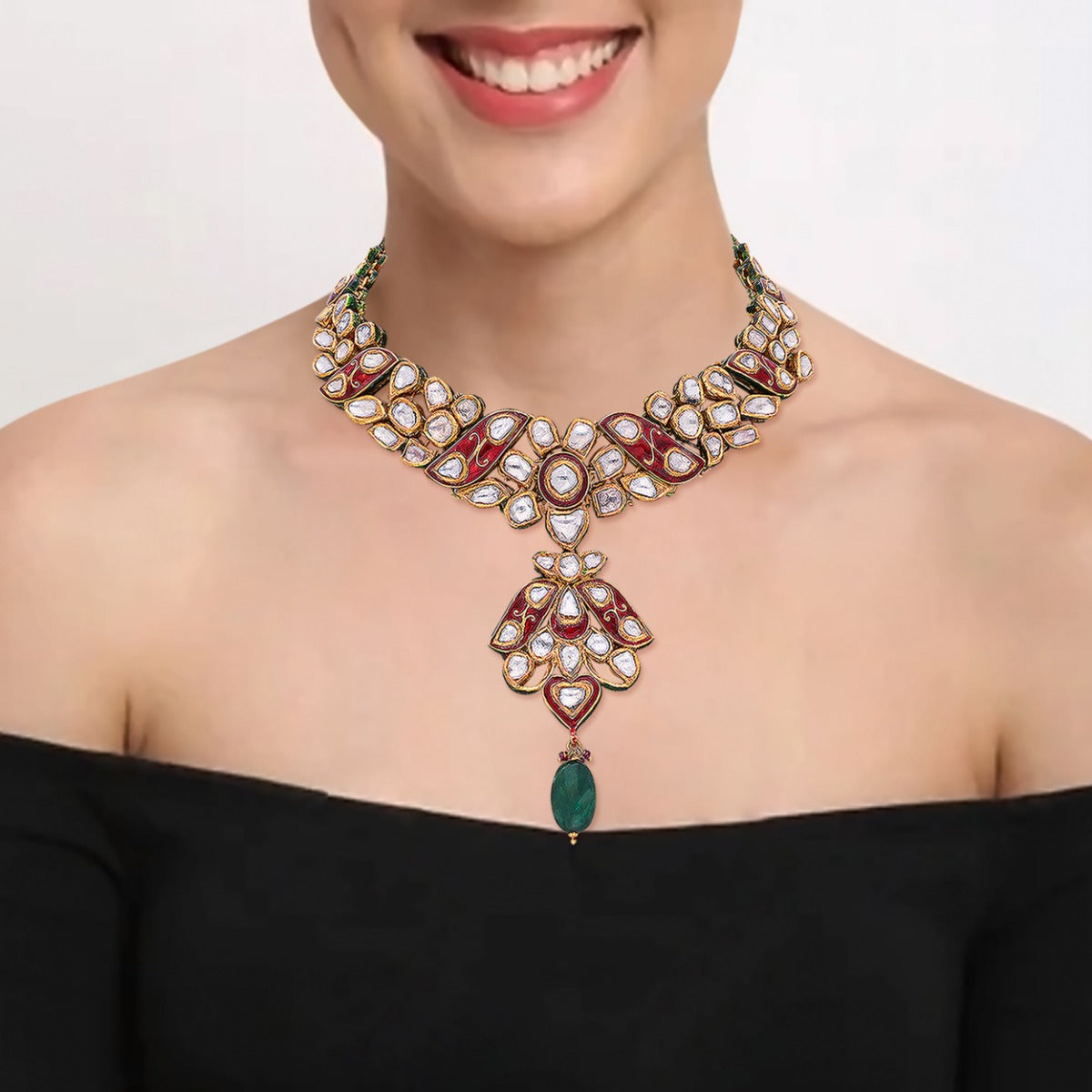 Aryaa Polki Necklace Set