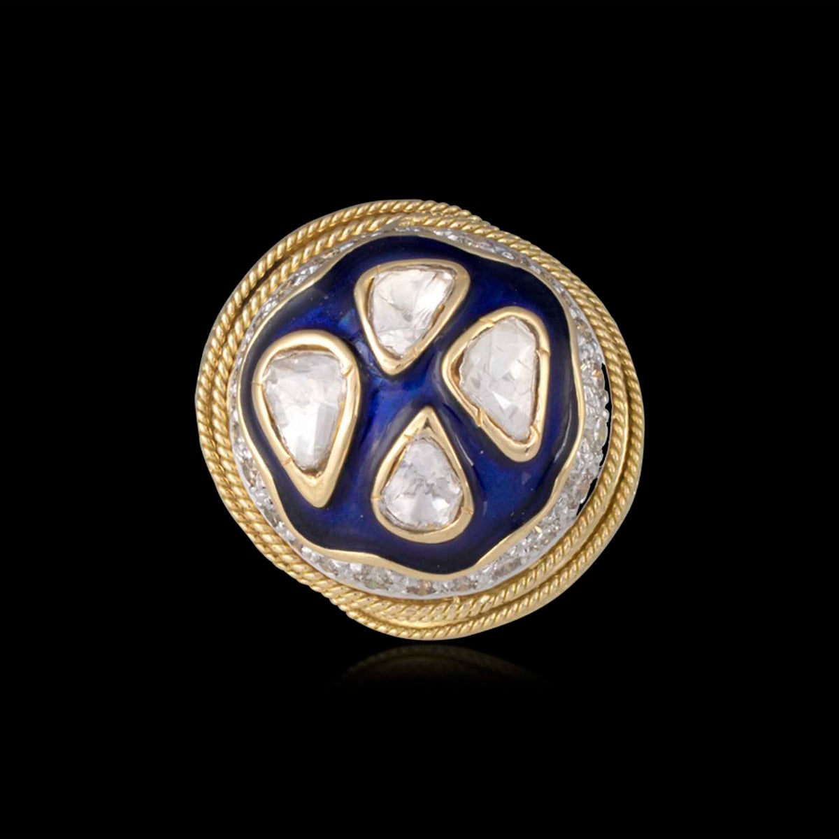 Royal Blue Cone Ring