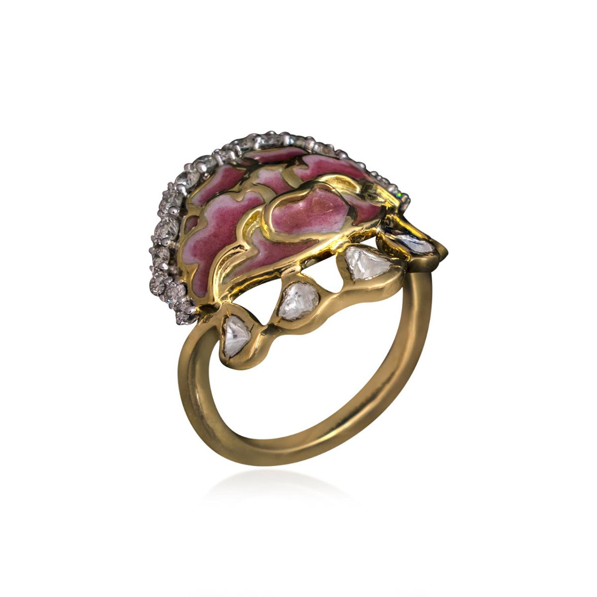Polki Crown Ring