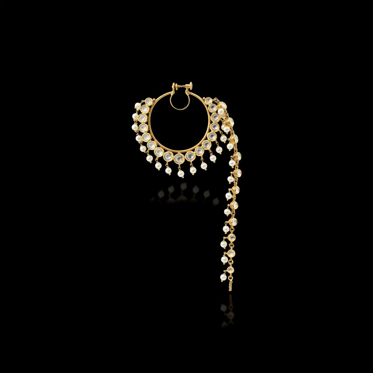 Classic Polki Nose Pin