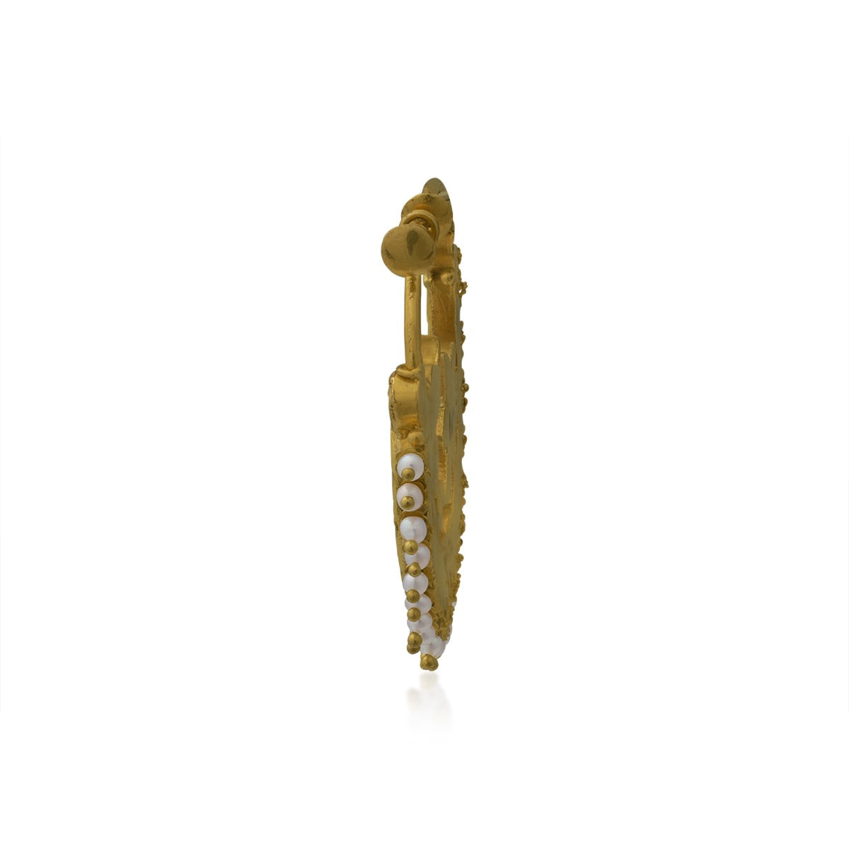 Flora Polki Nose Pin