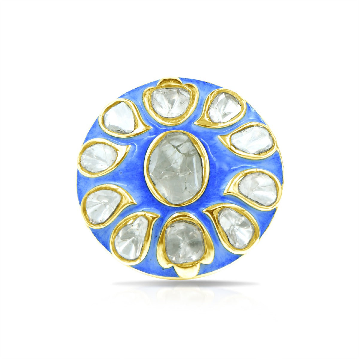 Blue Sea Polki Ring