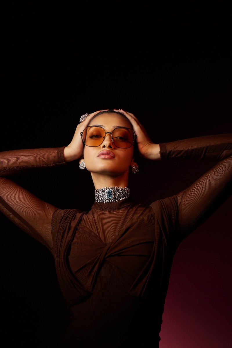 Centre Flourish Diamond Choker