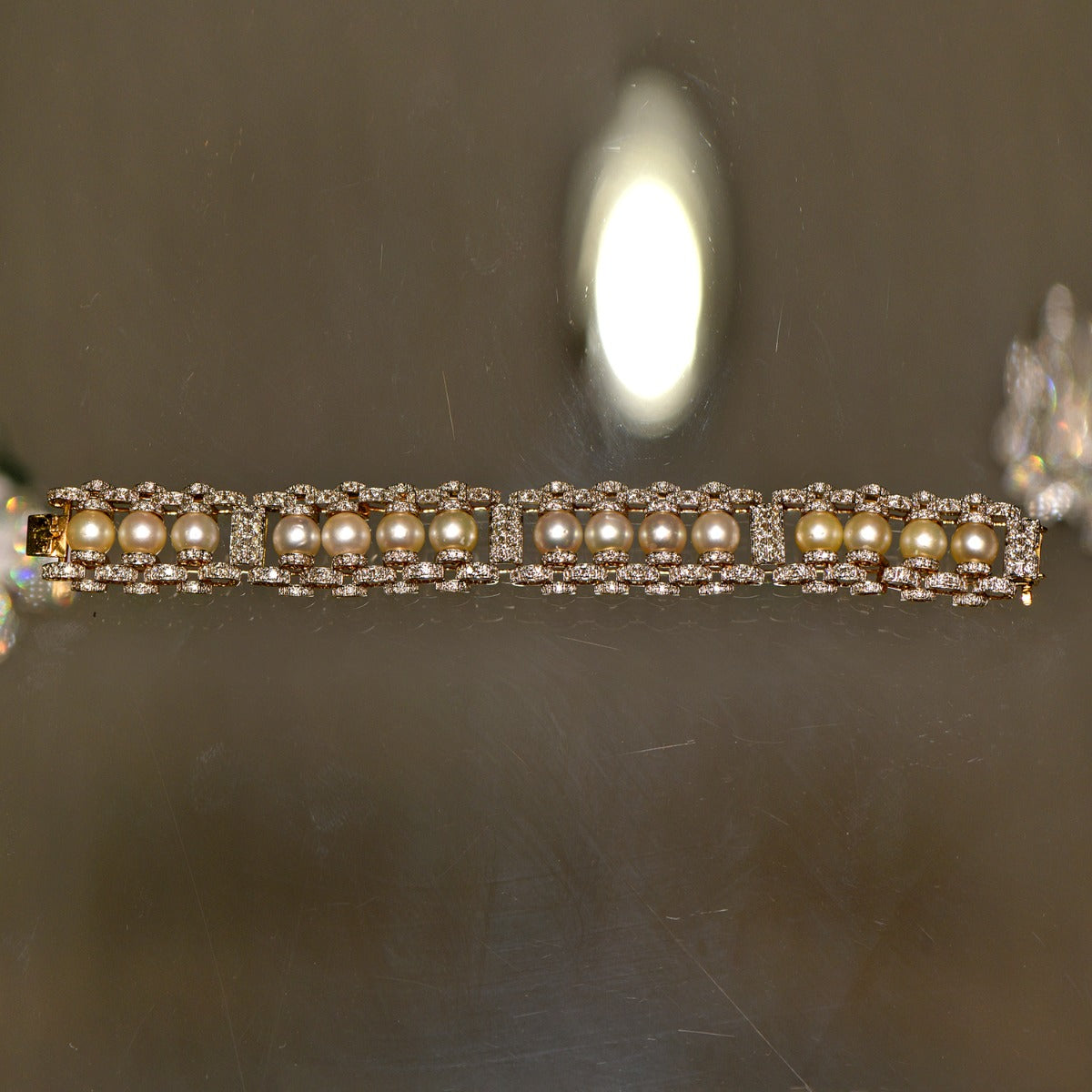 Pearls Sprung Diamond Bracelet
