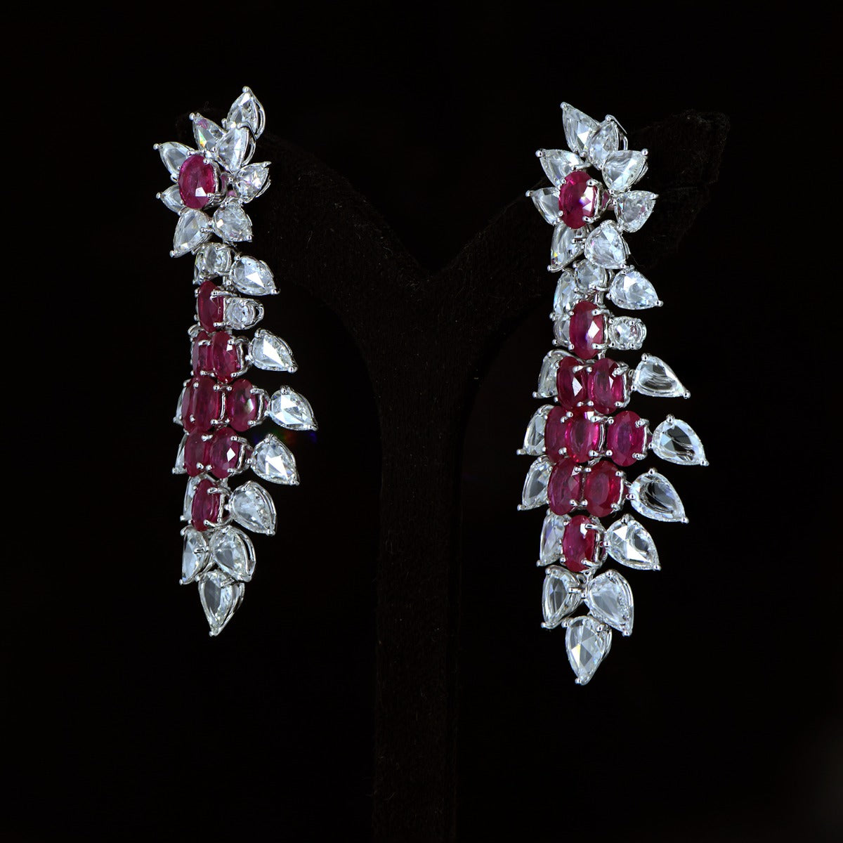 Space Emblems Diamond Earrings