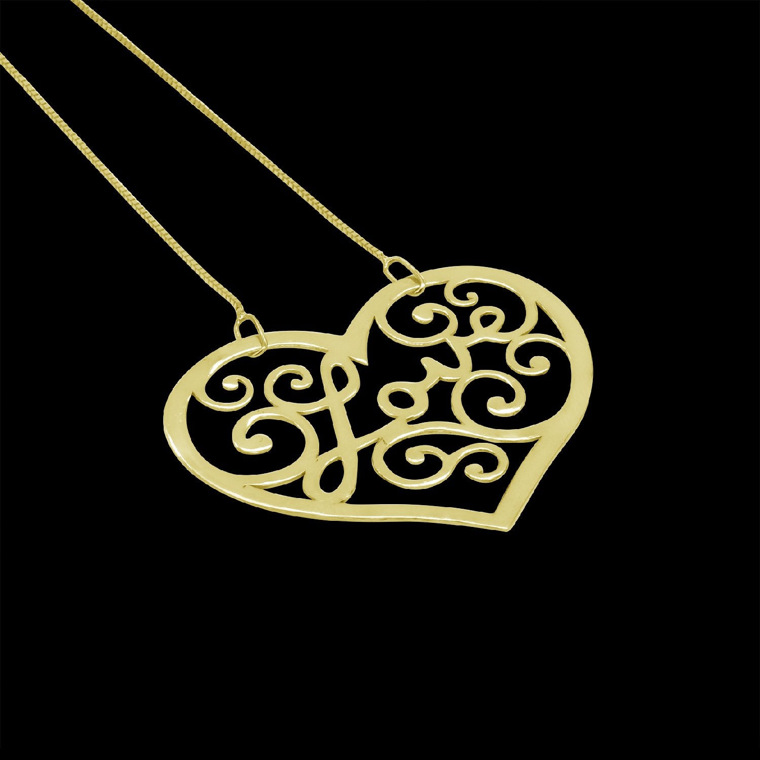 Twain Heart Necklace