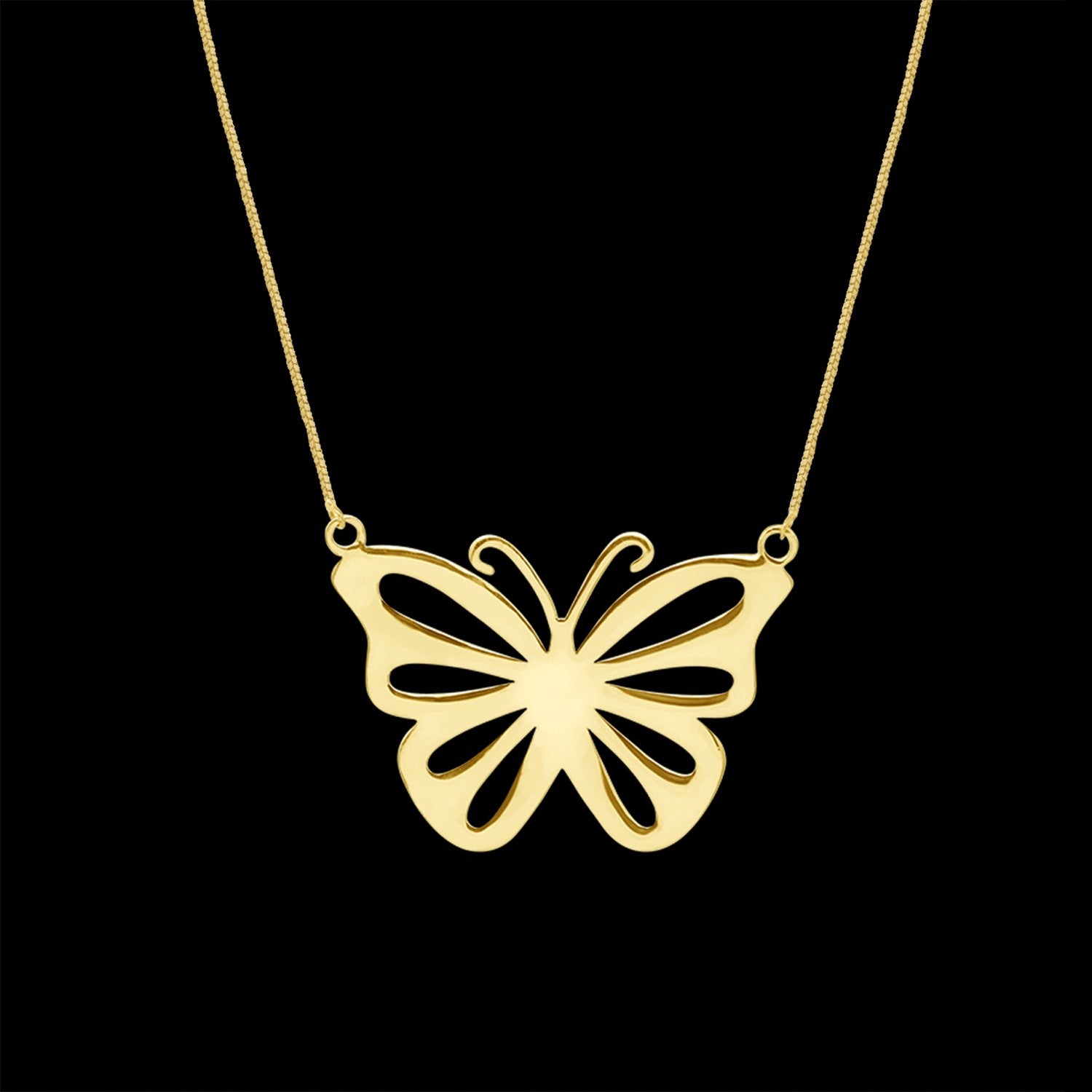 Flare Butterfly Necklace