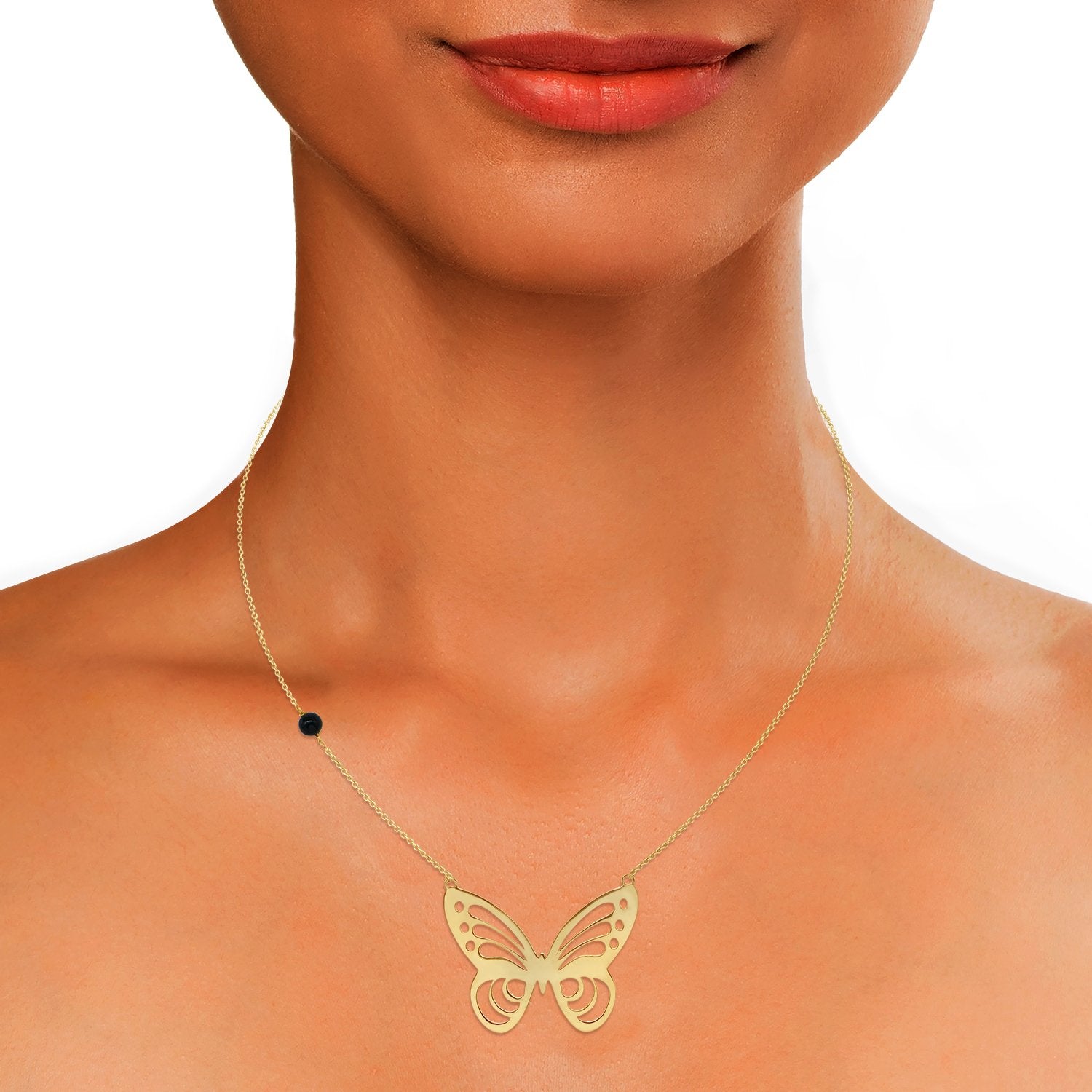 Pinion Butterfly Necklace