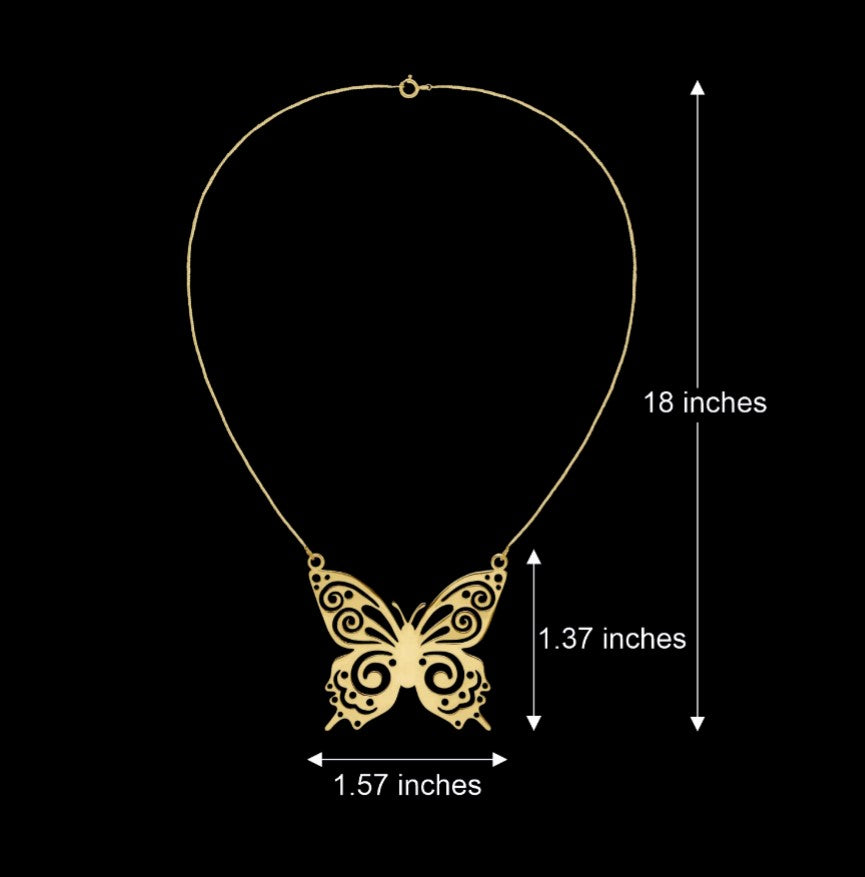 Glorious Butterfly Necklace