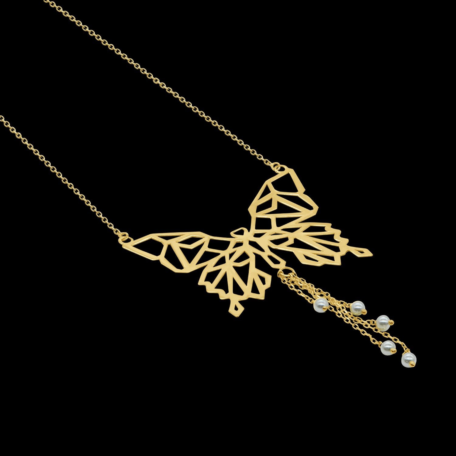 Sparkling Butterfly Necklace