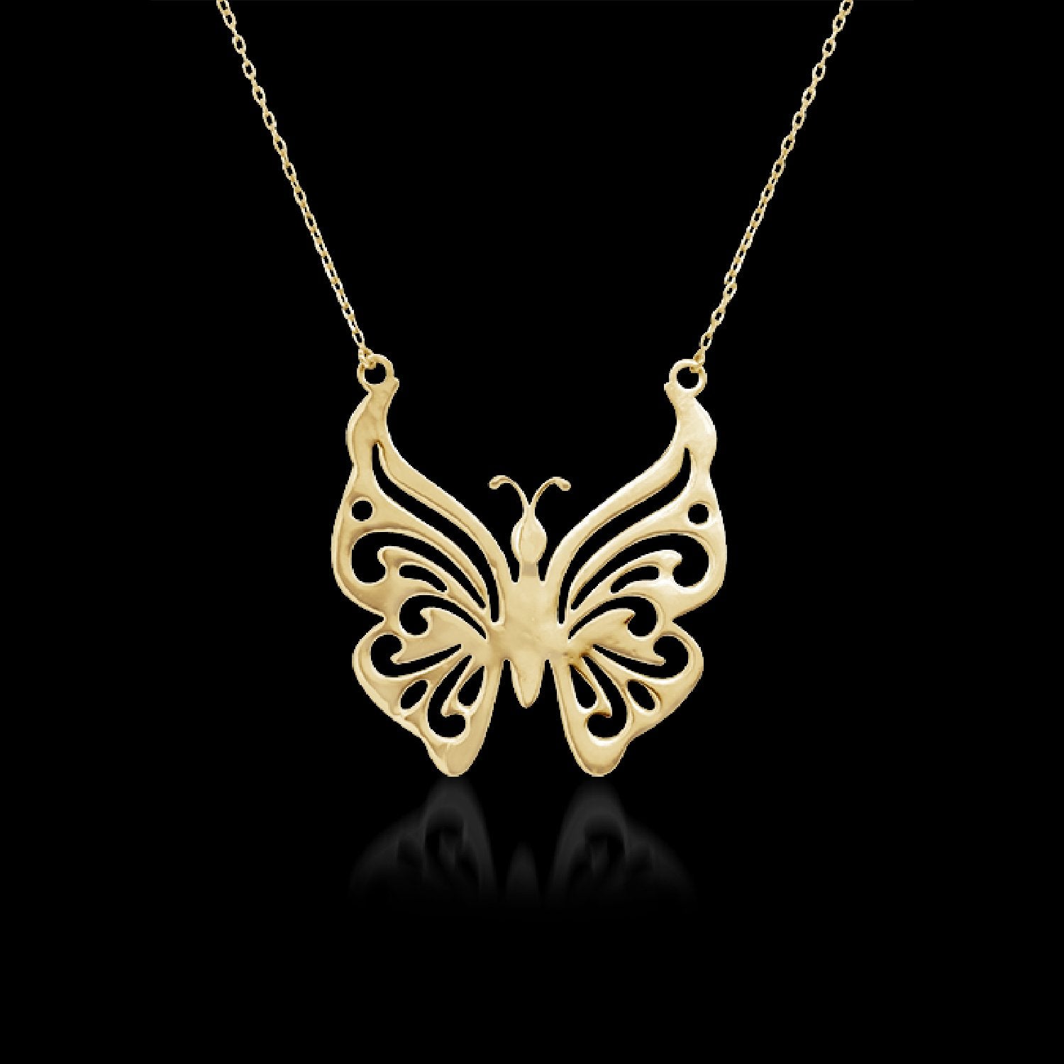 Fly On Butterfly Necklace