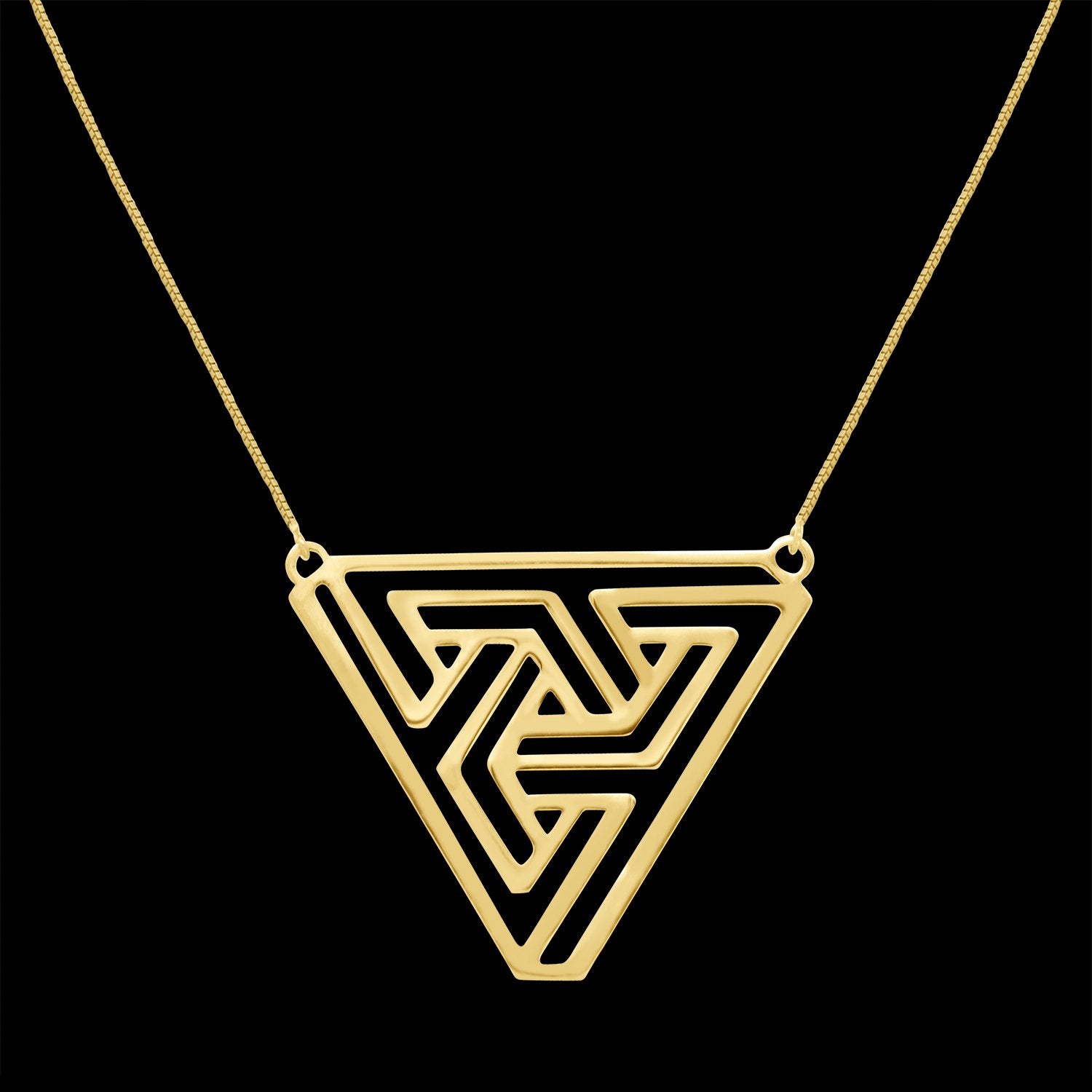 Voguish Triangle Necklace