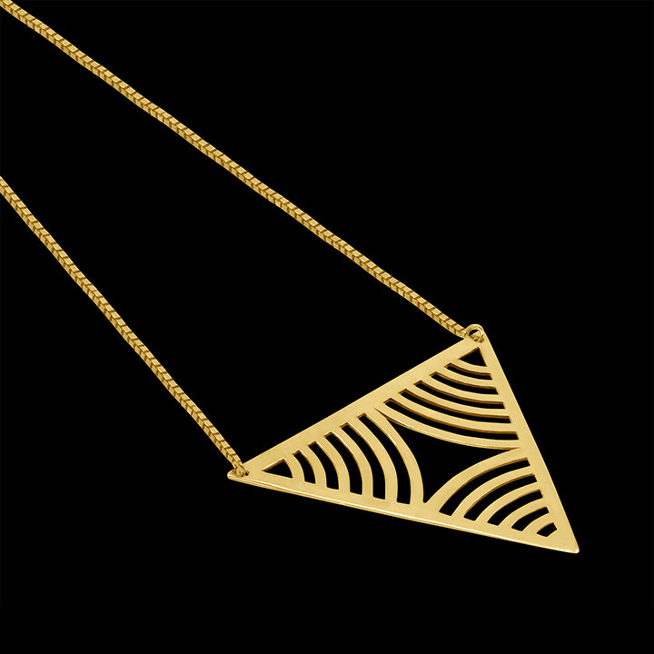 Modish Triangle Necklace