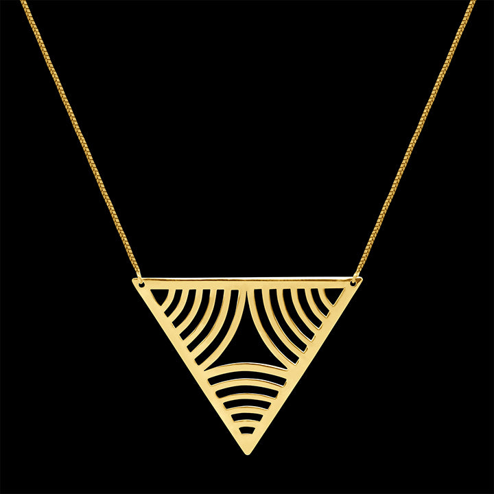 Modish Triangle Necklace