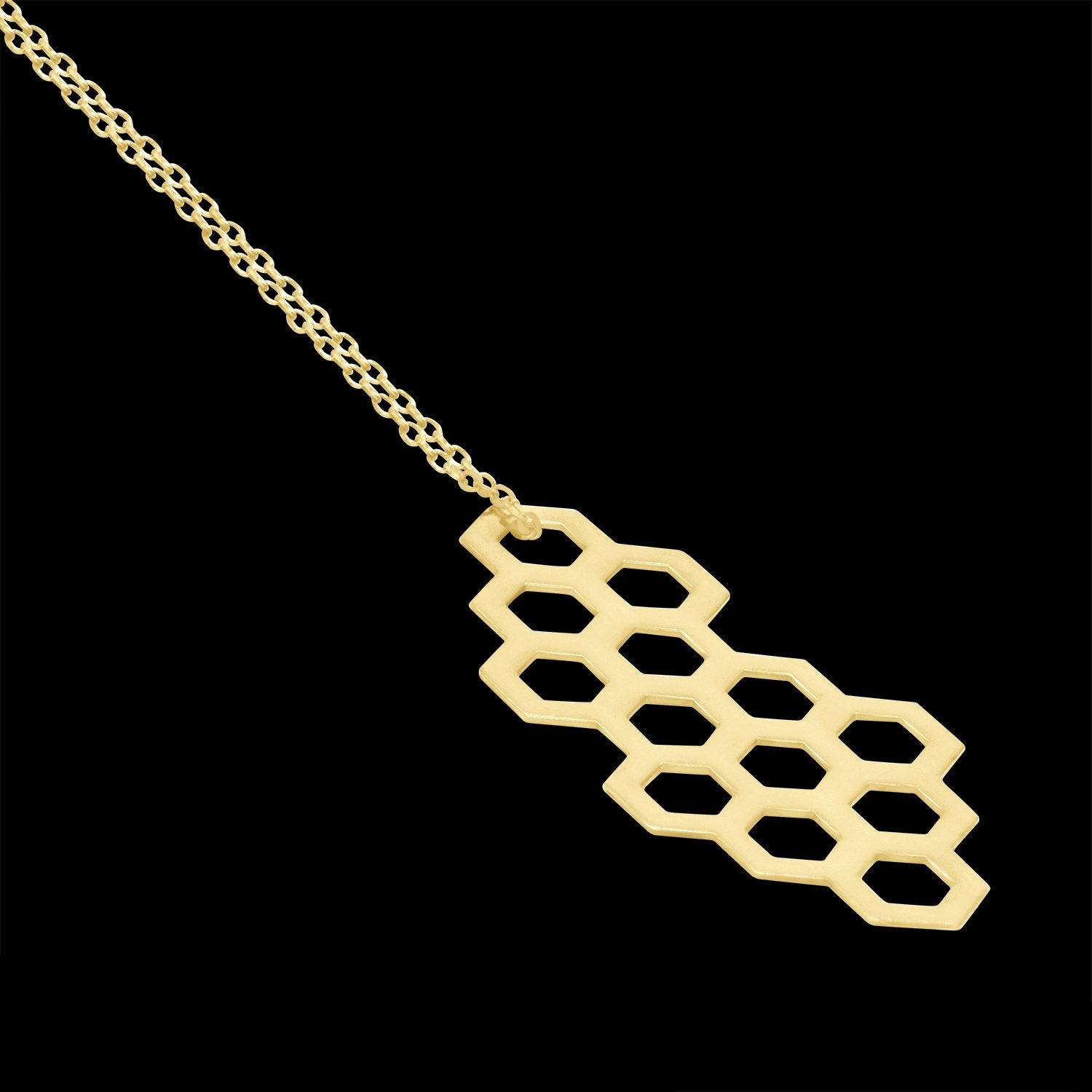 Mazed Honeycomb Necklace