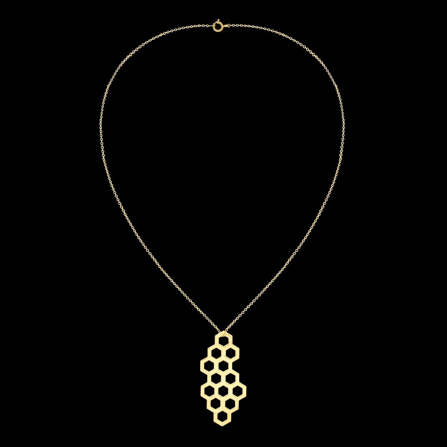 Mazed Honeycomb Necklace
