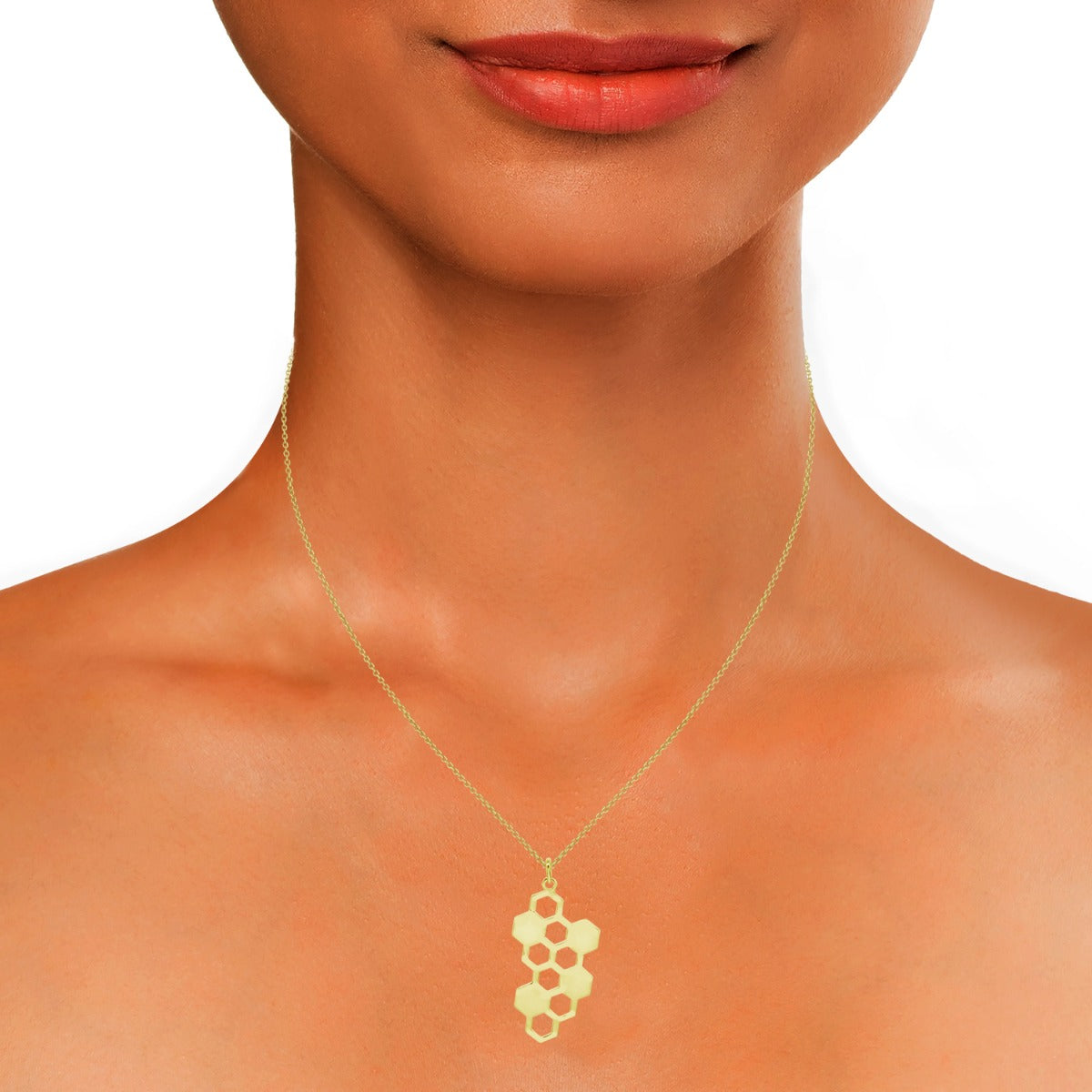 Passionate Honeycomb Necklace