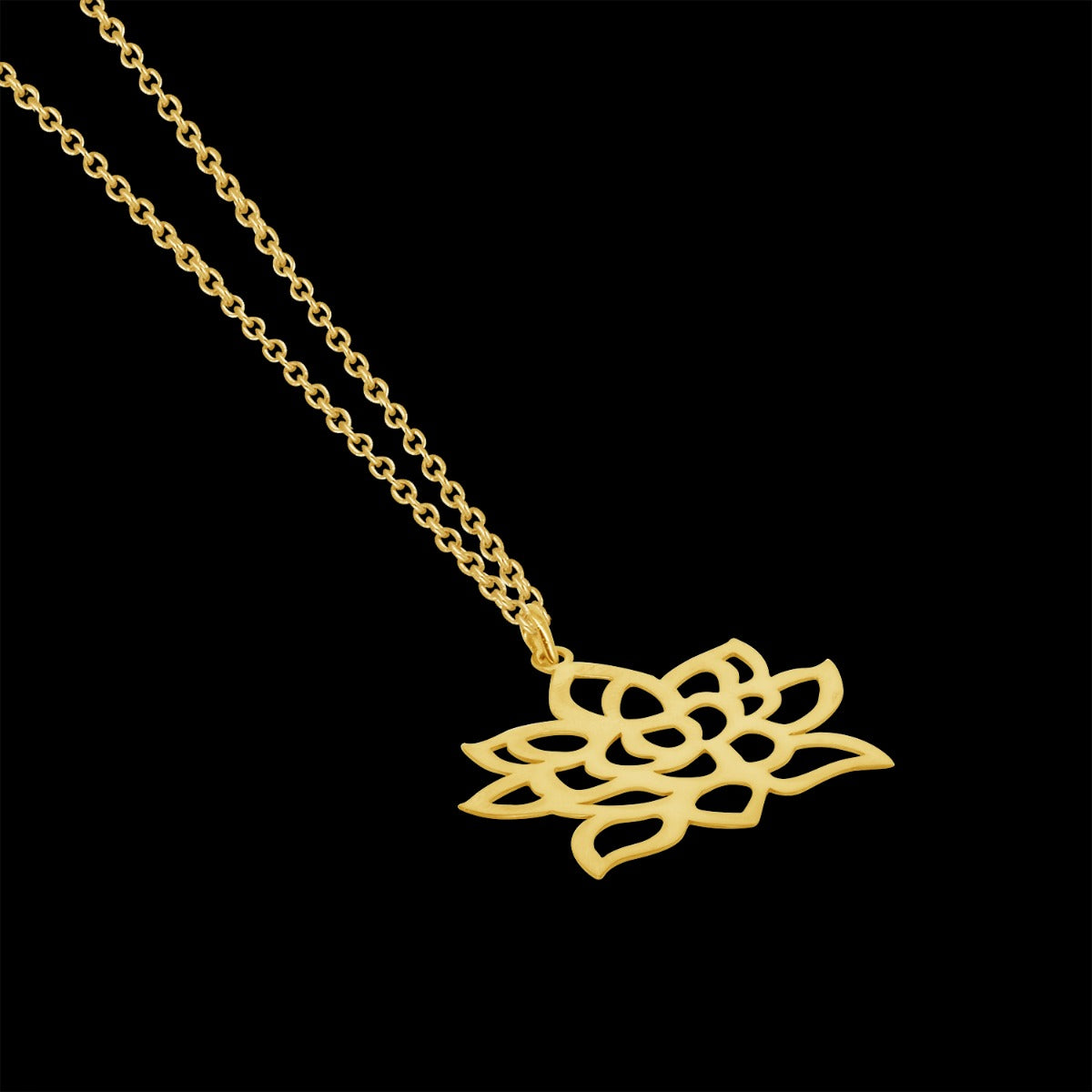 Royal Flower Chain Necklace