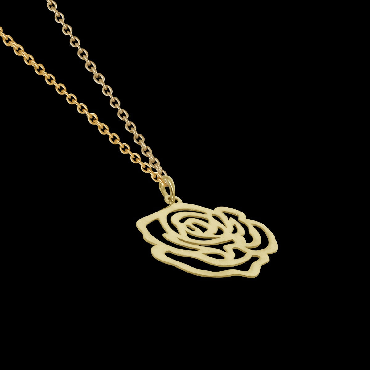 Rosette Chain Necklace