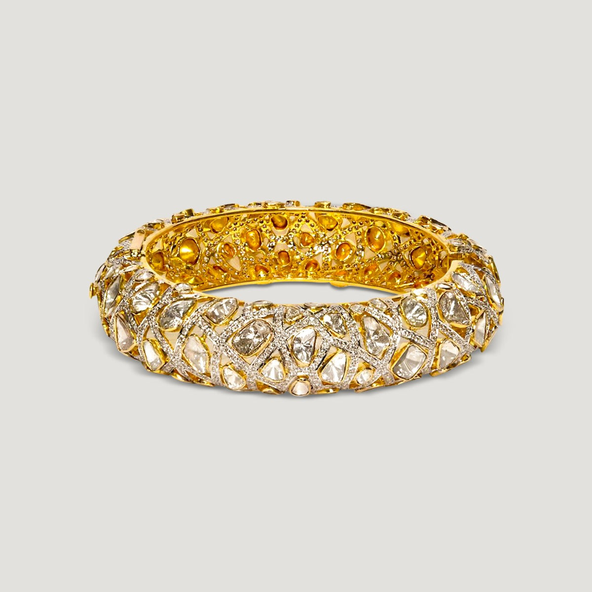 Polki Fiery Bangle
